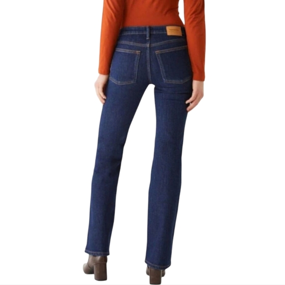 Frank And Oak The Joan Bootcut Jeans Dark Wash Womens 29 - Picture 2 of 11